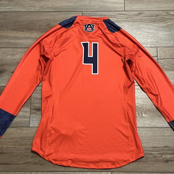 Women's Under Armour Auburn Tigers Volleyball Jersey SZ Small Orange UJVJG4W - Picture 10 of 11
